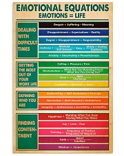 Social Worker Emotional Equations 11x17 Poster front