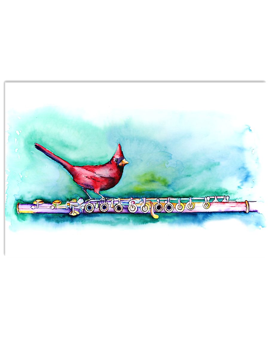 Art Bird Flute 17x11 Poster