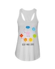 Yoga Body mind spirit Ladies Flowy Tank thumbnail