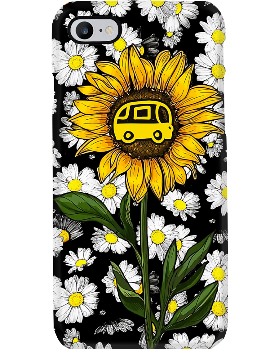 Camping Daisy And Sunflower Phone Case