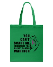 Breast Cancer You Can't Scare Me Tote Bag tile