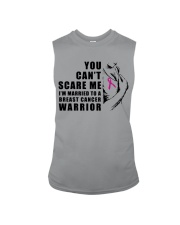 Breast Cancer You Can't Scare Me Sleeveless Tee tile