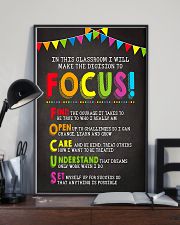 Focus In Classroom Teacher 11x17 Poster lifestyle-poster-2