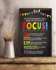 Focus In Classroom Teacher 11x17 Poster lifestyle-poster-3