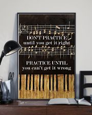 Pianist practice until you can't get it wrong 11x17 Poster lifestyle-poster-2