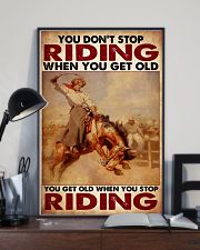 Horse Girl - You Get Old When You Stop Riding 11x17 Poster lifestyle-poster-2