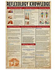 Massage Therapist Reflexology Knowledge 11x17 Poster front