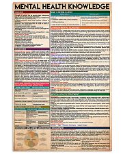 Social Worker Mental Health Knowledge 11x17 Poster front
