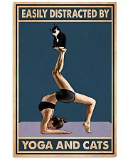 Easily Distracted By Yoga And Cats 11x17 Poster front
