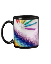 Crochet And Knitting - Colorful Yarn Mug back