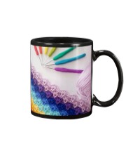 Crochet And Knitting - Colorful Yarn Mug front