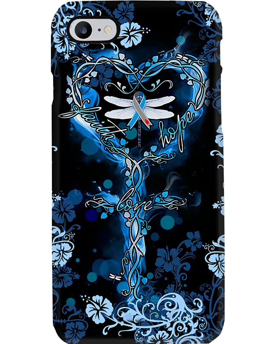 Diabetes Faith Hope Love Phone Case