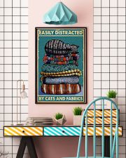 Sewing Cats And Fabrics 11x17 Poster lifestyle-poster-6