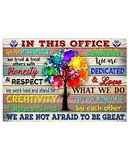 Social Worker We Are Not Afraid To Be Great 17x11 Poster front