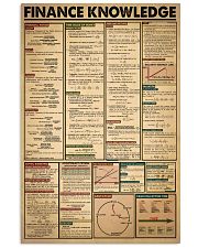 Accountant Finance Knowledge 24x36 Poster front
