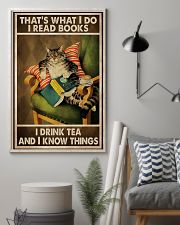 Book Lover I Read Books And Drink Tea 11x17 Poster lifestyle-poster-1