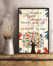 Physical Therapist Your Life Is Worth My Time 11x17 Poster lifestyle-poster-3