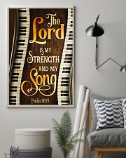 Piano the lord is my strength and my song 11x17 Poster lifestyle-poster-1