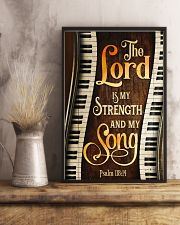 Piano the lord is my strength and my song 11x17 Poster lifestyle-poster-3