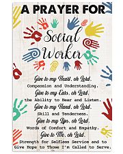 Social Worker A prayer for social worker 11x17 Poster front