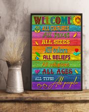 Social Worker Welcome 11x17 Poster lifestyle-poster-3