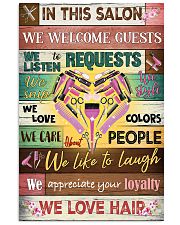 Hairdresser In This Salon We Love Hair 11x17 Poster front