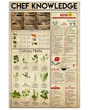 Chef Knowledge 11x17 Poster front