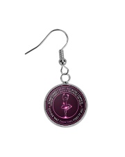 Ballet - Dancing fixes it all Circle Earrings thumbnail