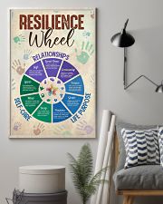 Social Worker Resilience Wheel 11x17 Poster lifestyle-poster-1