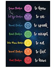 Yoga Seven Chakras Art 11x17 Poster front