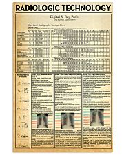 Radiologic Technologist knowledge 16x24 Poster front