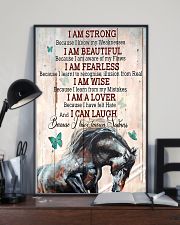 Horse Girl I Am Strong 11x17 Poster lifestyle-poster-2