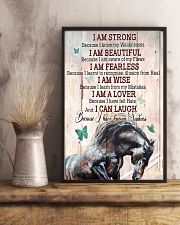 Horse Girl I Am Strong 11x17 Poster lifestyle-poster-3
