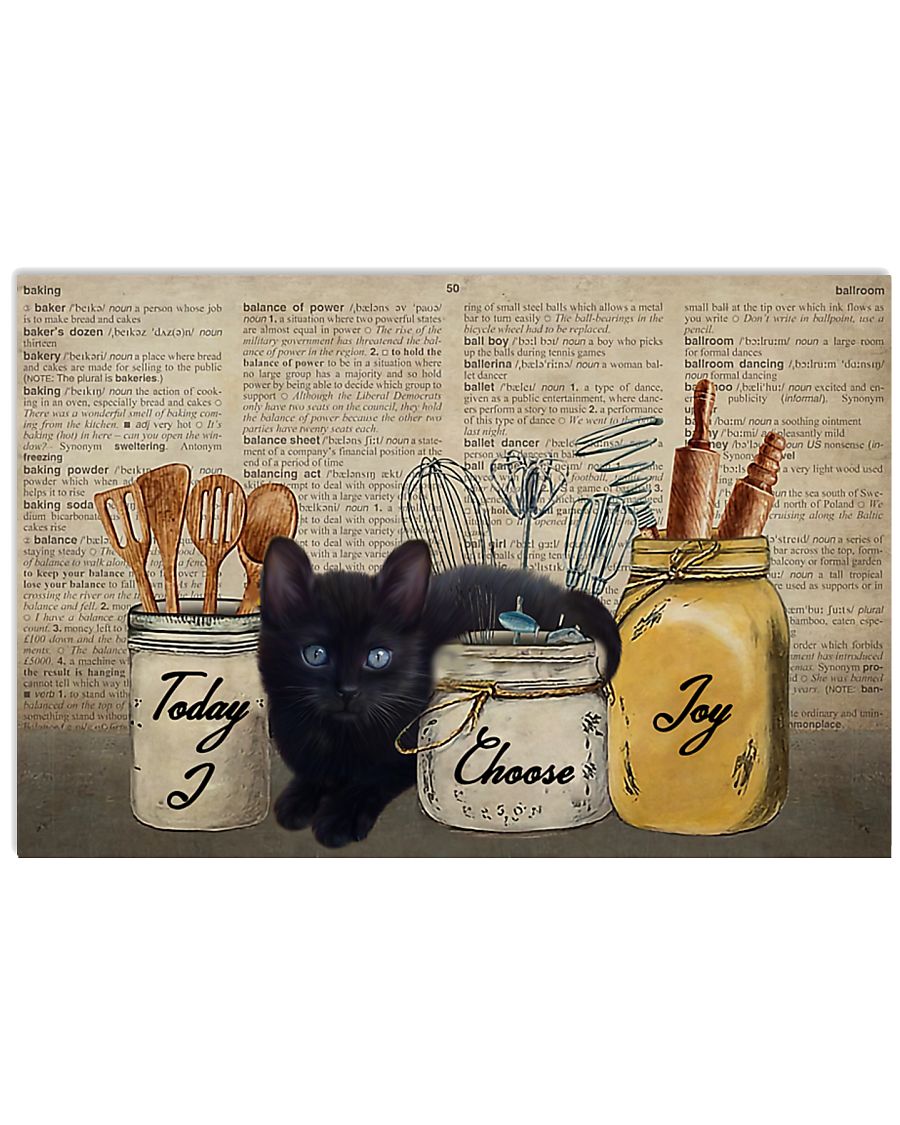 Baking Today I Choose Joy 17x11 Poster