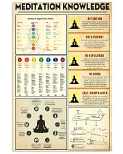 Yoga Meditation Knowledge 11x17 Poster front