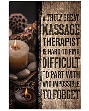 Massage Therapist A truly great massage therapist 11x17 Poster front