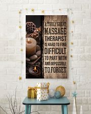 Massage Therapist A truly great massage therapist 11x17 Poster lifestyle-holiday-poster-3