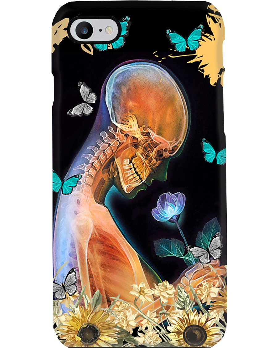 X-ray Image Floral Pattern Radiology Phone Case