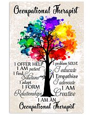 Occupational Therapist Colorful Tree 11x17 Poster front