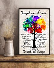 Occupational Therapist Colorful Tree 11x17 Poster lifestyle-poster-3