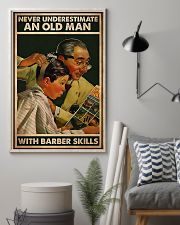 Hairdresser Old Man With Barber Skills 11x17 Poster lifestyle-poster-1