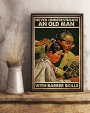 Hairdresser Old Man With Barber Skills 11x17 Poster lifestyle-poster-3