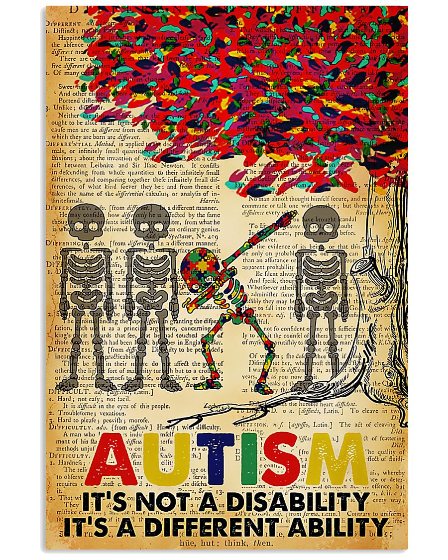 Autism It's A Different Ability 11x17 Poster