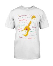 Play Ukulele Singing Premium Fit Mens Tee tile