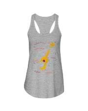 Play Ukulele Singing Ladies Flowy Tank tile