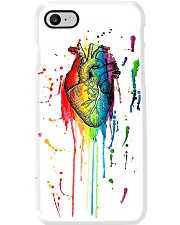 Paramedic Watercolor And Pen Rainbow Heart Phone Case i-phone-7-case