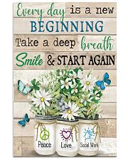 Social Worker Everyday Is A New Beginning 11x17 Poster front