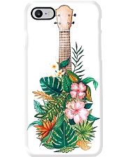 Ukulele With Tropical Flower Phone Case i-phone-7-case