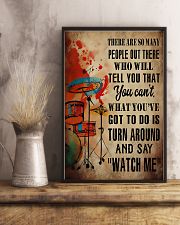 Drummer What you've got to do is say 'watch me' 11x17 Poster lifestyle-poster-3