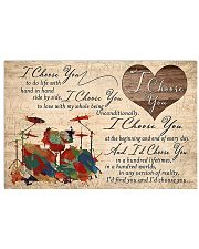 Drummer I Choose You 17x11 Poster front